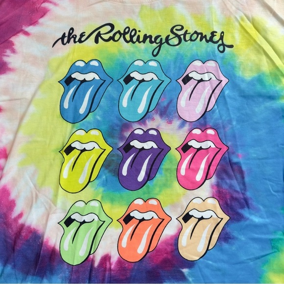 New Arrivals The Rolling Stone Women’s Adult Casual Tye & Dye Graphic T shirt - Picture 4 of 8